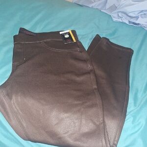 No Boundaries Brown Jeggings Sleek Stretchy Fit